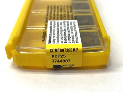 New | in-Stock Kennametal Screw-On Positive Insert Grade KCP25 CCMT09T308MP PKG OF 5 Carbide Inserts Michigan US | Maverick Industrial Sales #1402254
