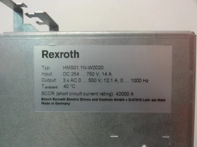 USED REXROTH HMS01.1N-W0020-A-07-NNNN