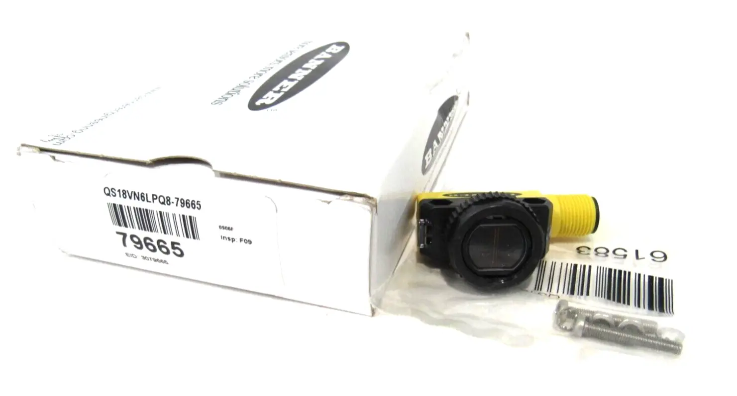NEW BANNER ENGINEERING QS18VN6LPQ8-79665 SENSOR QS18VN6LPQ879665