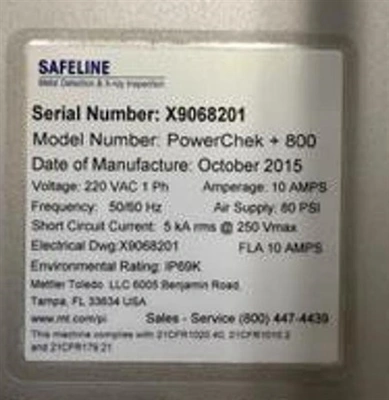 Used METTLER _UNKNOWN_ Inspection Machines Connecticut US | DMC Industries #1281921