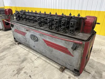 12 STAND X 1.5" x 8" RS TISHKEN MODEL #12MLW-1-1/2 ROLLFORMER: STOCK #20519