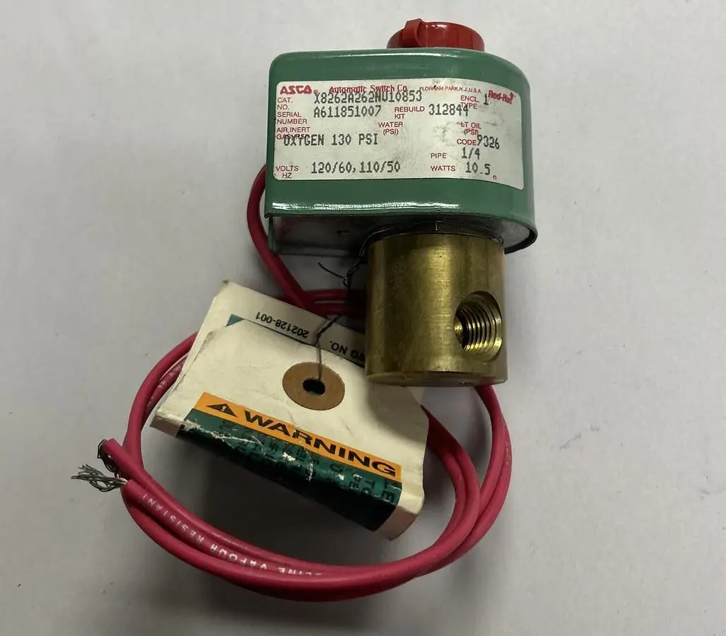 New | in-Stock ASCO X8262A262NV10853 Solenoid Valves Ohio US | Surplus Asset Holdings #1236032