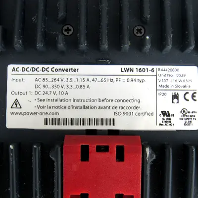 USED POWER-ONE LWN1601-6