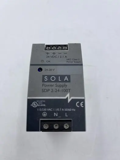 Used SOLA SOLA SDP 2-24-100T Power Supplies | ND Industrial Surplus #1215288