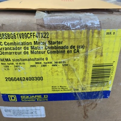 NEW Square D 8538SBG61V89CFF4TX22