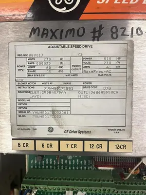 Used GE 7VWHS017CD02 Industrial Controls | Surplus Asset Holdings #1220913