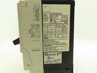 Moeller NZMB2-A250-NA Circuit Breaker 250A 600VAC 3 Pole