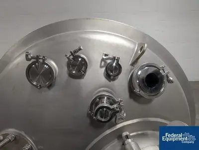 USED Precision 1,000 Liter Precision Stainless Reactor, 316L S/S, 51.5/160#
