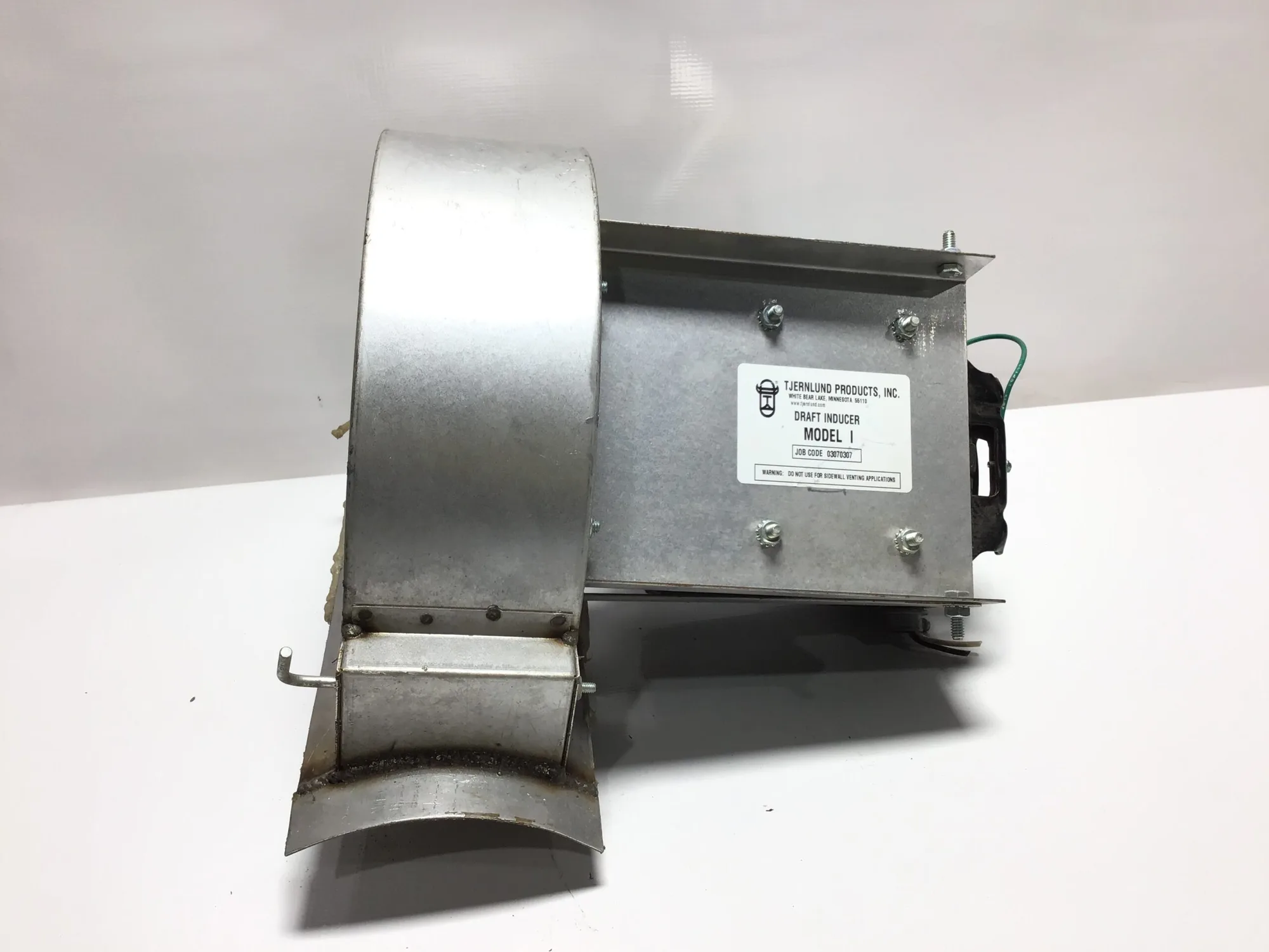 Tjernlund Products I Inline Draft Inducer w/ A.O Smith AC Motor 1/4HP 1PH