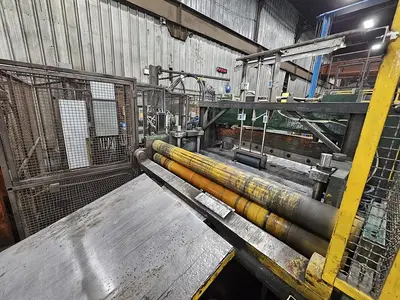 60” x .135” x 50,000 Lbs. Cincinnati/Herr-Voss Slitting Line  (Used)