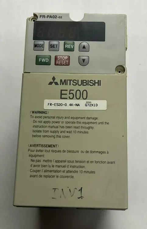 Used MITSUBISHI ELECTRIC FR-E520-0.4K Variable Speed Drives Ohio US | Surplus Asset Holdings #1238766