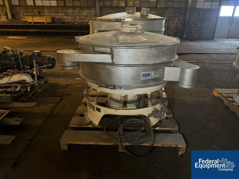 USED SWECO 48" Sweco Screen, S/S, 1 Deck