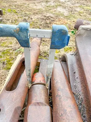 Used AFTERMARKET 8" X 31" CABLE TOOL CHISEL BIT Tool Bits Pennsylvania US | East West Machinery & Drilling #1417916