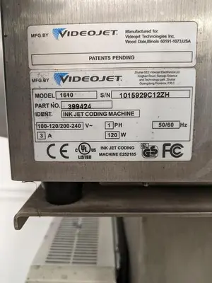 USED VIDEOJET 1610