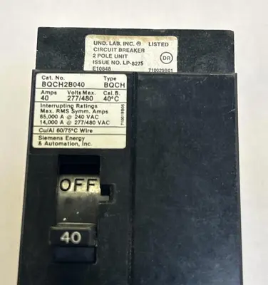 USED SIEMENS BQCH2B040