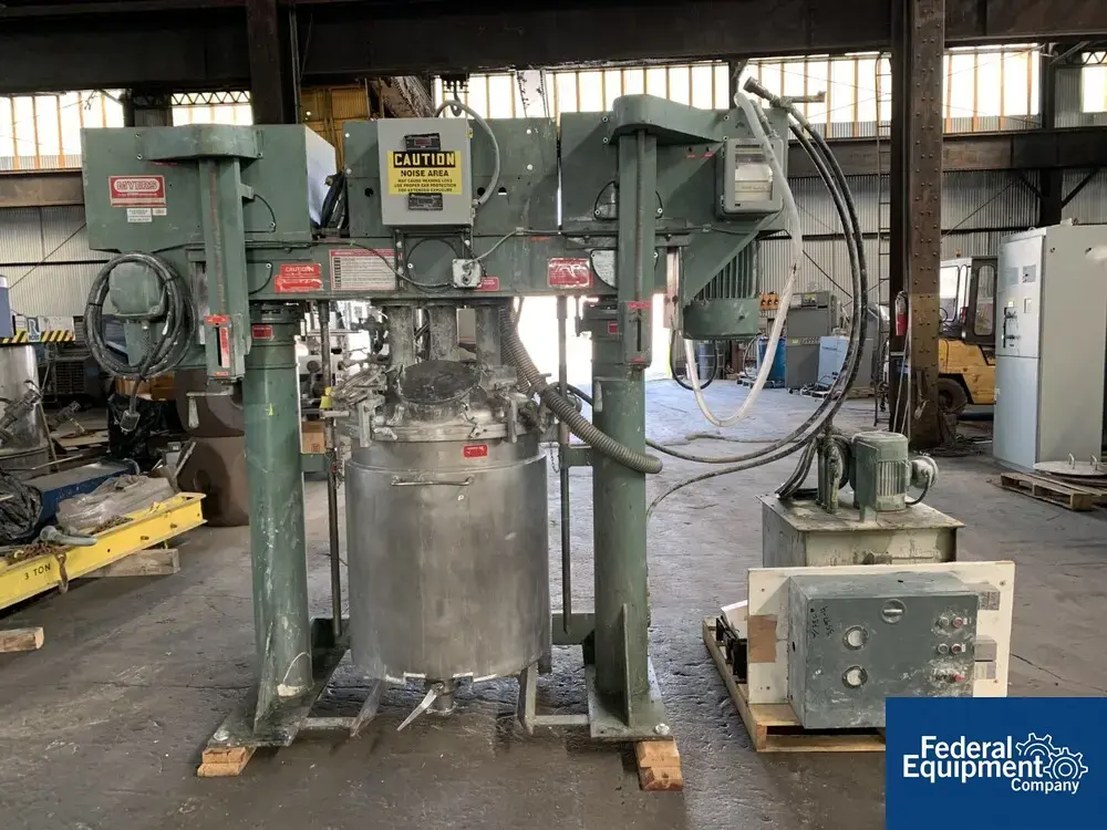 USED Myers 25/15 HP Myers Triple Shaft Disperser, S/S, XP