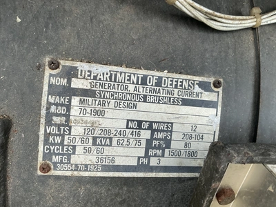 Used _UNKNOWN_ _UNKNOWN_ Diesel Generators Michigan US | Miedema Asset Management Group #1406983