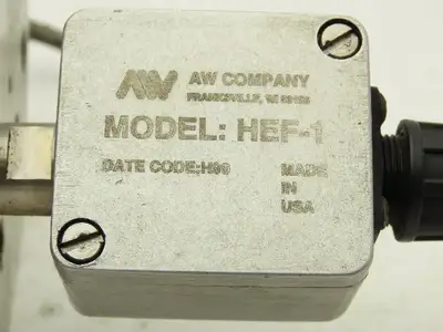 AW Company JVA-60KL Positive Displacement Gear Flow Meter Hall Effect Sensor