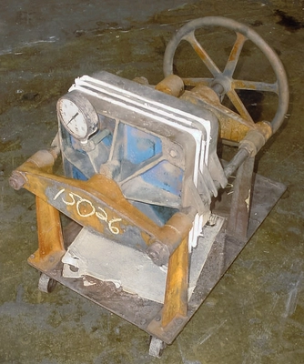 USED SS CLAD FILTER PRESS 13" X 13"