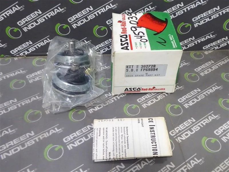 ASCO 302728 Solenoid Valve Repair Kit New NIB