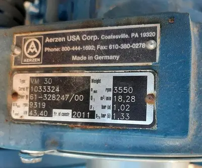 USED 2011 AERZEN SERIES VM30