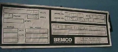 USED BEMCO Does Not Apply