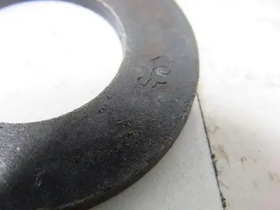 1-1/8" Black Oxide Structural Flat Washer Steel 0.144 Thick 2.250" OD Lot of 47