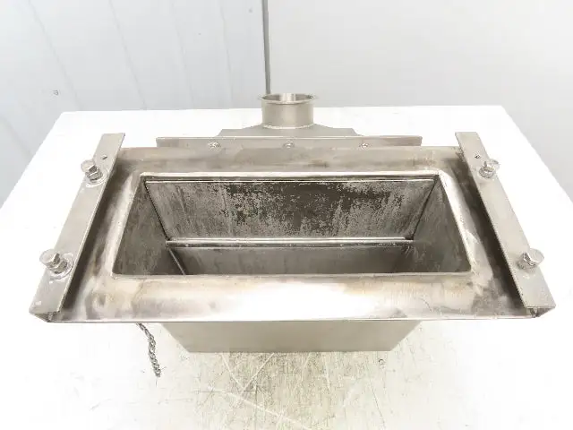 Stainless Steel Metal Detector Down Stream Rejection Gate Valve Louver Flap SS