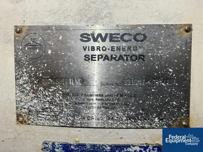 USED SWECO 48" Sweco Screen, S/S, 2 Deck