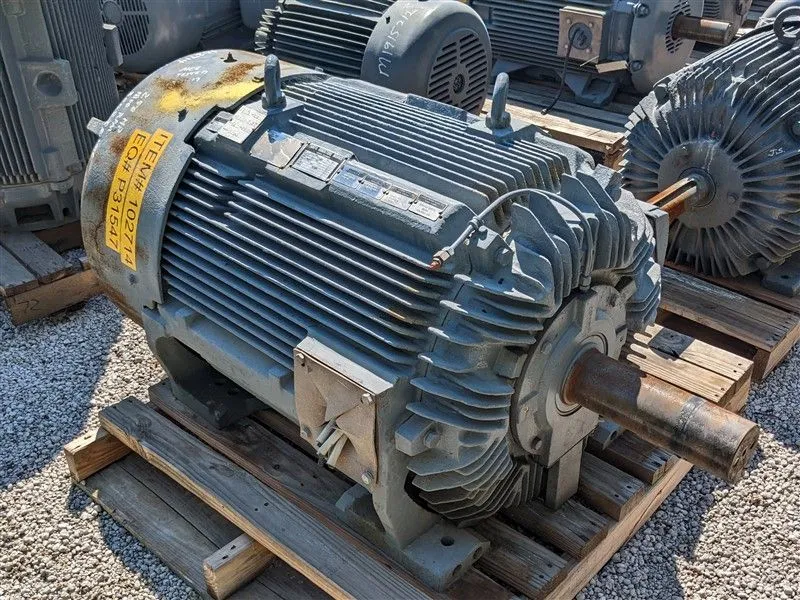 Rebuilt 250 HP 1800 RPM TECO Electric Motor 5008 Frame 2300/4160 Volts EOK