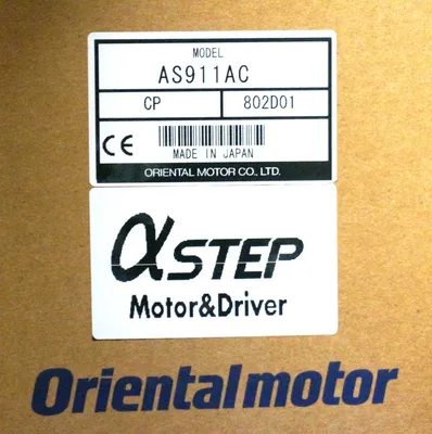 NEW ORIENTAL MOTOR AS911AC ALPHASTEP CLOSED LOOP STEP MOTOR W/ PULSE INPUT DRIVE
