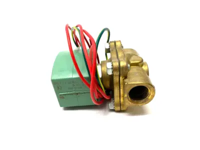 Used Asco Red Hat II 2-Way Solenoid Valve 120VAC 5/8" Orifice 1/2" NPT Solenoid Valves Michigan US | Maverick Industrial Sales #1473823