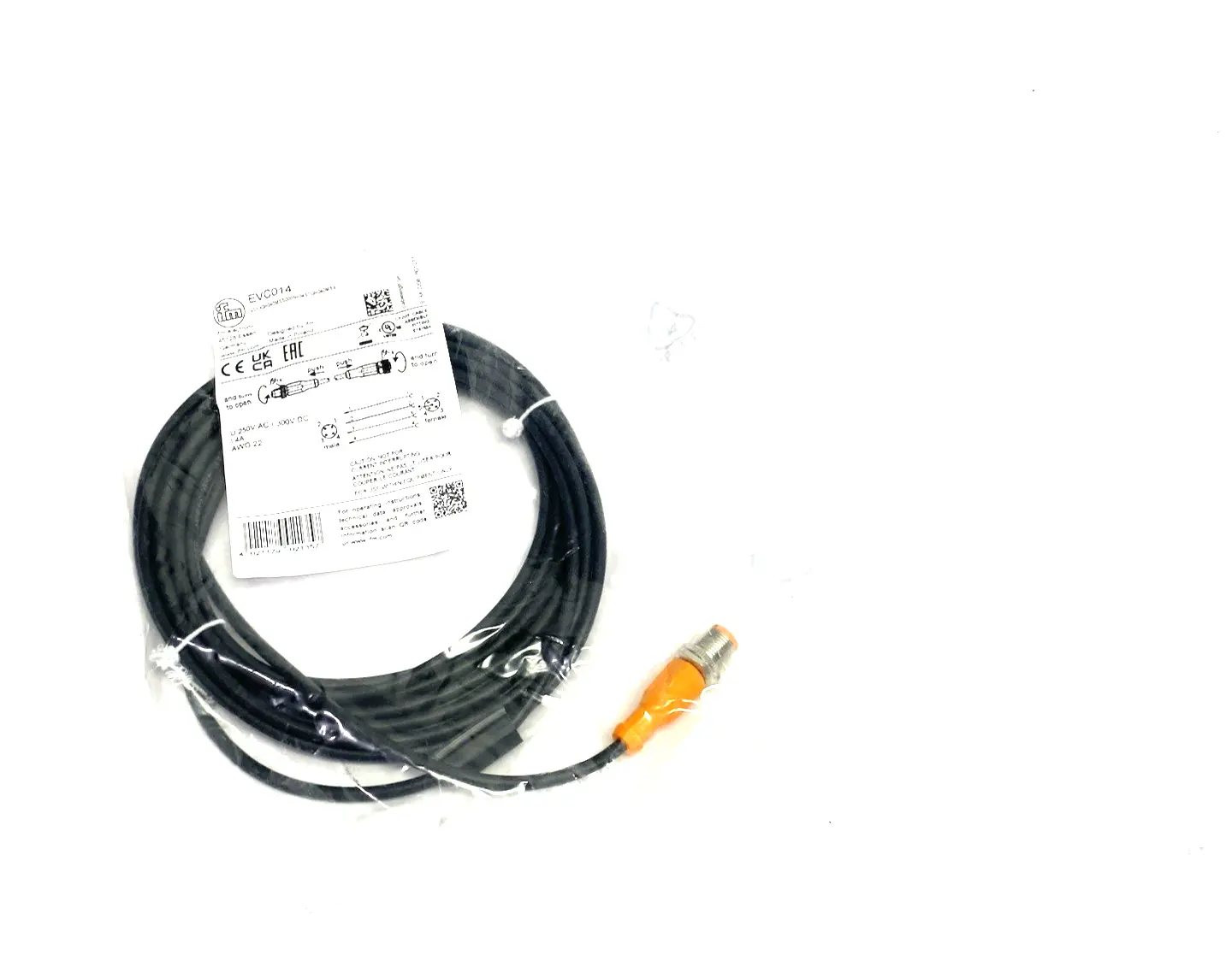 NEW IFM CONNECTION CABLE M12 5M VDOGH040MSS0005H04STGH040MSS