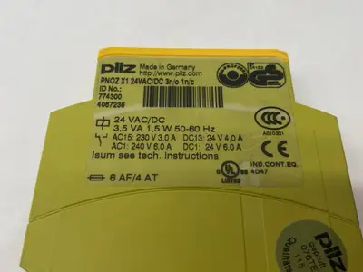 New | in-Stock Pilz PNOZ X1 24VAC/DC 3n/o 1n/c Standalone Safety Relay 1-Channel Inpu Relays & Switches Michigan US | Maverick Industrial Sales #1401800