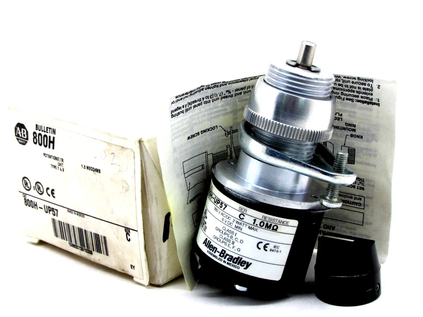 NEW ALLEN BRADLEY 800H-UP57 POTENTIOMETER 800HUP57