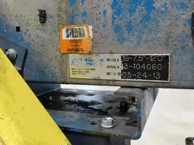 New London Engineering 7.5"x12' Plastic Roller Belt Accumulating Conveyor 30 FPM