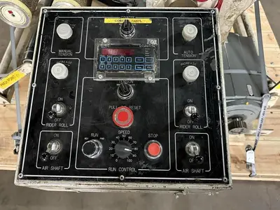 32" WIDE STANFORD MAN ROLAND MODEL 152 FW DOCTOR REWINDER 30" REWIND CAPACITY