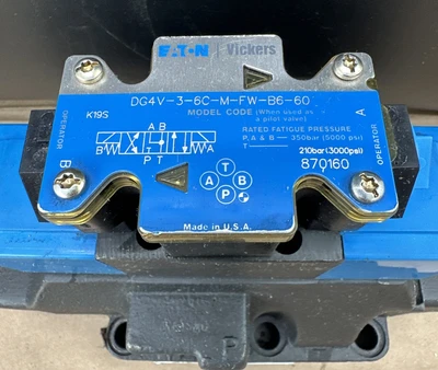 New | in-Stock Eaton DG5V-8-H-OC-M-FW-B-10 Valves/Fittings Indiana US | J&J Industrial Supply #1208955