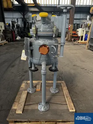 USED De Dietrich 10 Gal DeDietrich Glass Lined Reactor, 300/115#