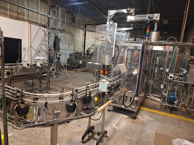 Used KOSME Glass Carbonated Bottling Line Beverage Carbonation Equipment New Jersey US | Perry Equipment #901191