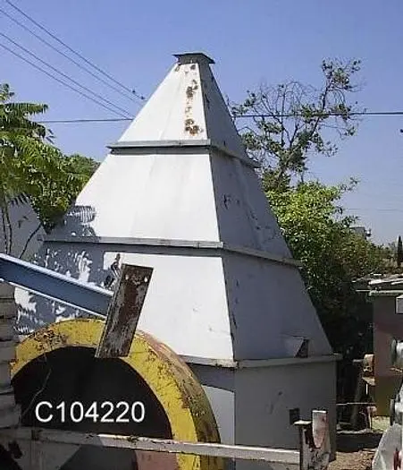 Bin, 400 CF, C/st, 8' X 8' X 42", 70 Deg Cone, #C104220