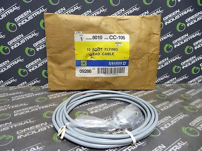 Square D 8010 CC-106 10 foot Flying Lead Cable Ser. A1 New