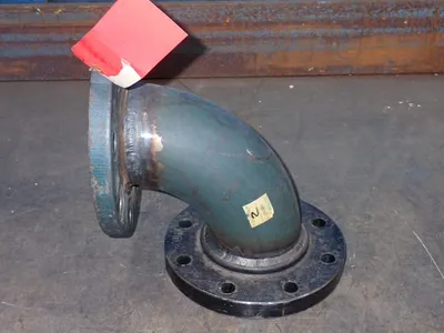 4" Id 90-degree Flanged Pipe Elbow