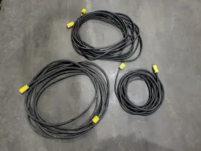 35 ft SOOW Power Extension Cord 14/3 AWG 15A 125V Lot of 3