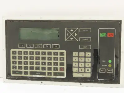 VideoJet Excel Ink Jet Printer Keyboard Interface Panel LCD Display