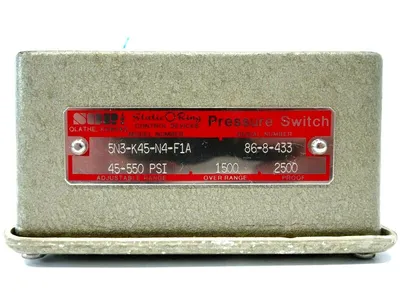 NEW STATIC O RING 5N3-K45-N4-F1A PRESSURE SWITCH 5N3K45N4F1A