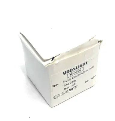 New | in-Stock Moonlight Micro-Fuse, Radial, Can, 8.5x8mm DxH BOX OF 49 Capacitors Michigan US | Maverick Industrial Sales #1389106