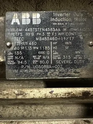USED ABB SQUIRREL CAGE