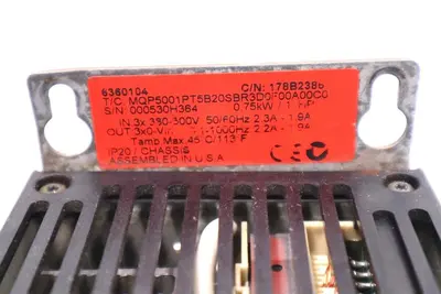 MARQUIP 178B2385 VFD DRIVE P20/C- ASS STOCK #2115