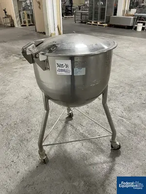 USED Dover Corporation 40 Gallon Dover Kettle, Model N 40 SP, S/S